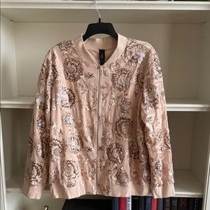 Sequin Bomber Jacket